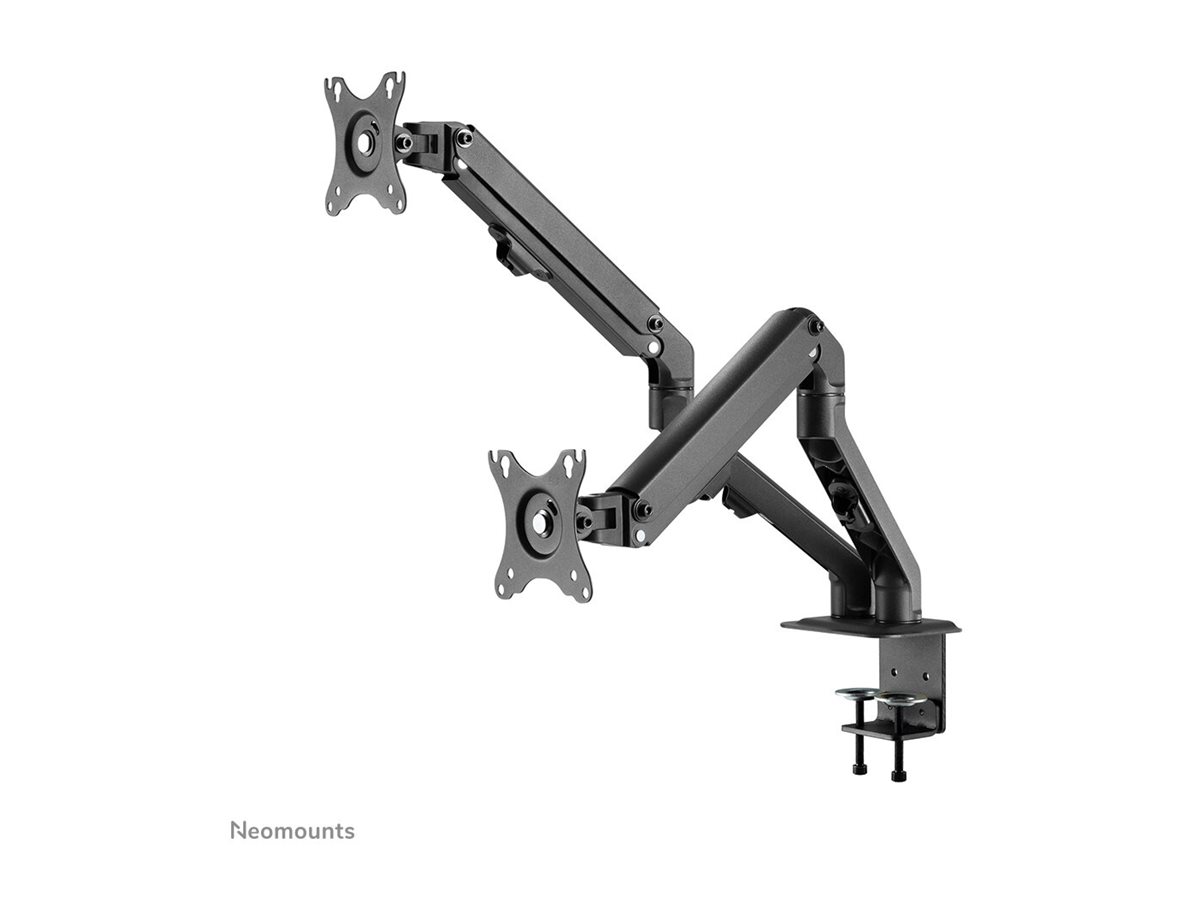 An image of Neomounts FPMA-D650D mounting kit - full-motion - for 2 LCD displays - black