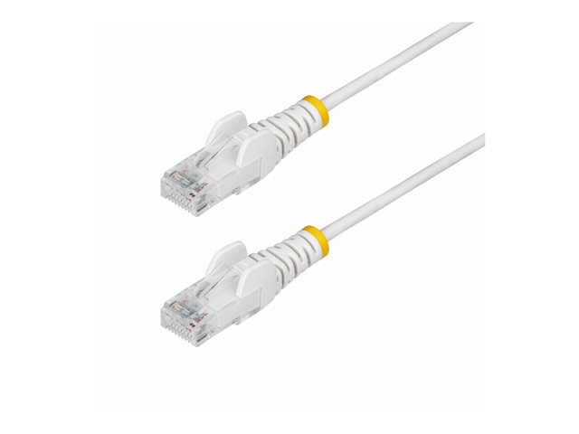 StarTech .com 7m White Slim CAT6 Ethernet Cable, Snagless, 28AWG, LSZH