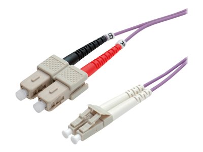 VALUE LWL-Kabel 50/125um OM4 LC/SC 2m
