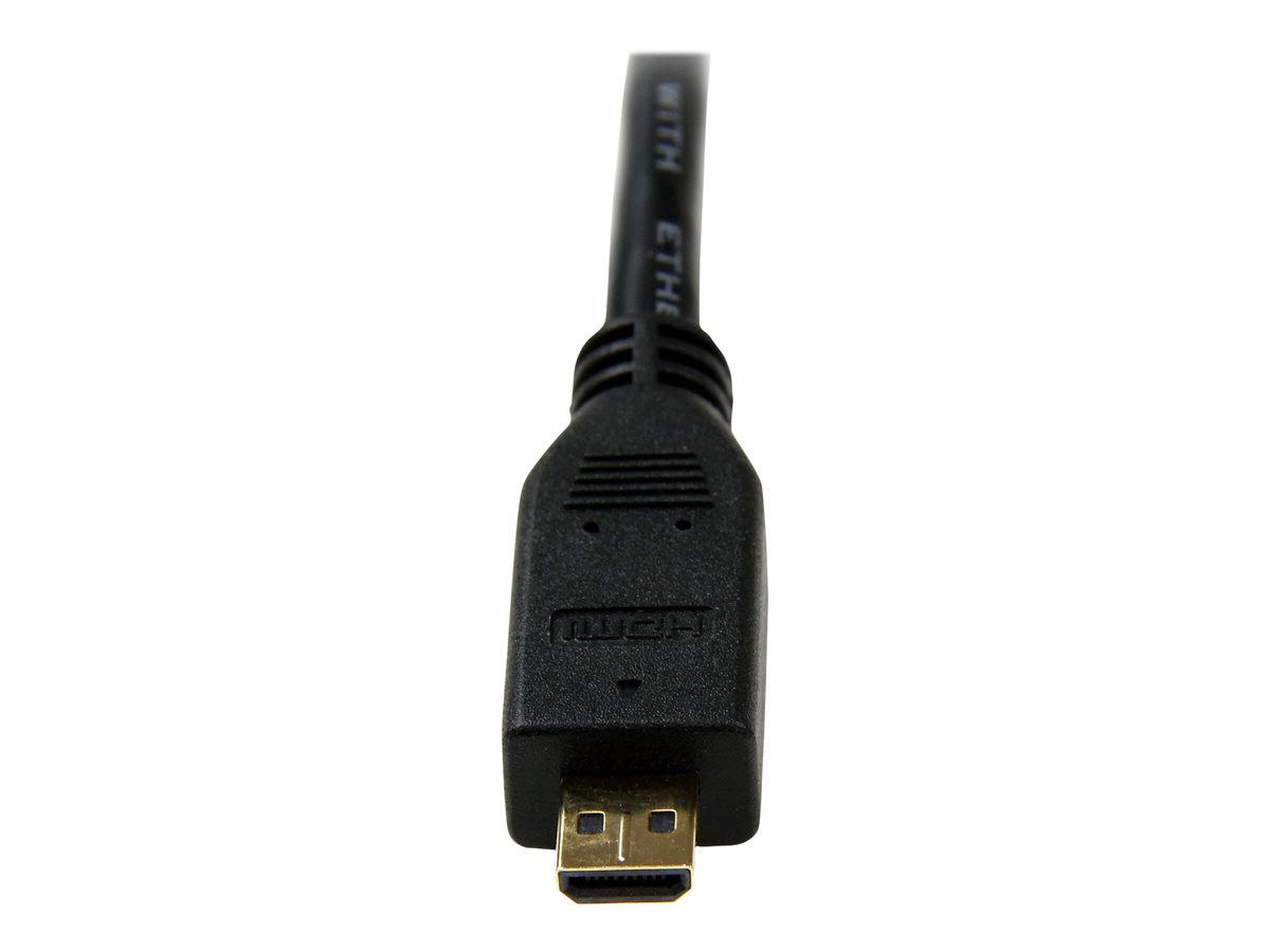 StarTech.com 1m High Speed HDMI Cable with Ethernet HDMI to HDMI Micro - kabel HDMI s ethernetem - 1 m – foto 4