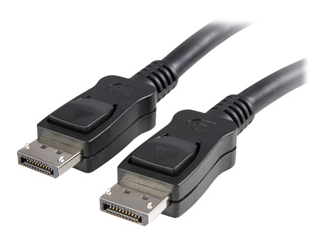 StarTech.com 25 ft DisplayPort Cable with Latches - 2560 x 1600 - DPCP & HDCP - Male to Male DP Video Monitor Cable (DISPLPORT25L)
