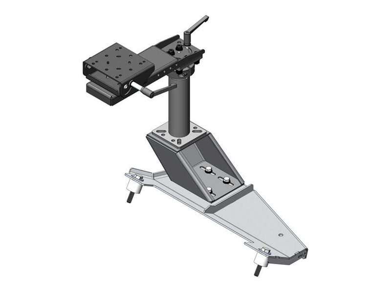 Havis Standard - Mounting kit (tilt/swivel motion device, top offset platform, telescopic pole, heavy duty pole without height adjust handle)