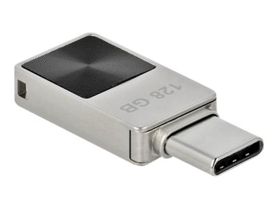 DELOCK Mini USB 3.2Gen1 USB-C Speicherstick 128GB Metallgeh. - 54085