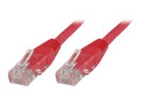MicroConnect CAT 6 Ikke afskærmet parsnoet (UTP) 10m Netværkskabel Rød