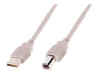 ASSMANN USB 2.0 USB-kabel 1.8m Beige