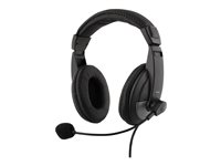 DELTACO HL-50 Kabling Headset Sort