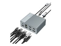 HyperDrive GEN2 - Docking station - USB-C - 2 x HDMI, 2 x DP - GigE