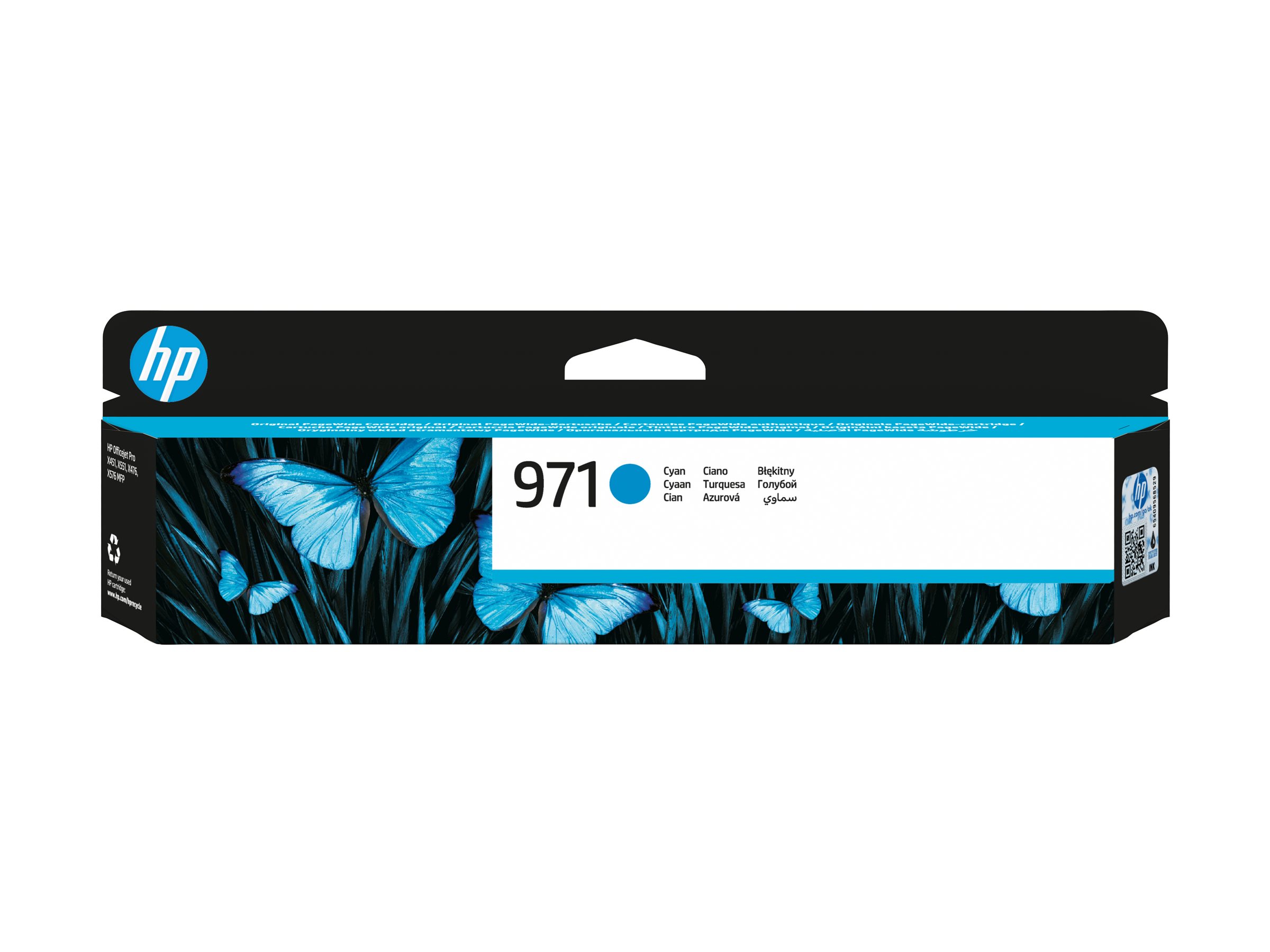 Hp 971 Cyan Original Ink Cartridge