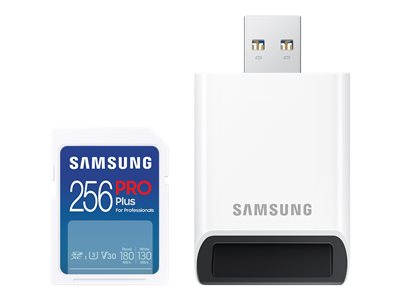 SAMSUNG SD PRO Plus 2023 256GB CR - MB-SD256SB/WW