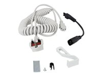 Ergotron Coiled Extension Cord Accessory Kit - power cable kit - 2.4 m
