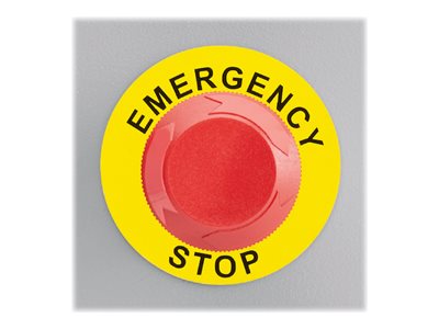 Panduit Emergency Stop label