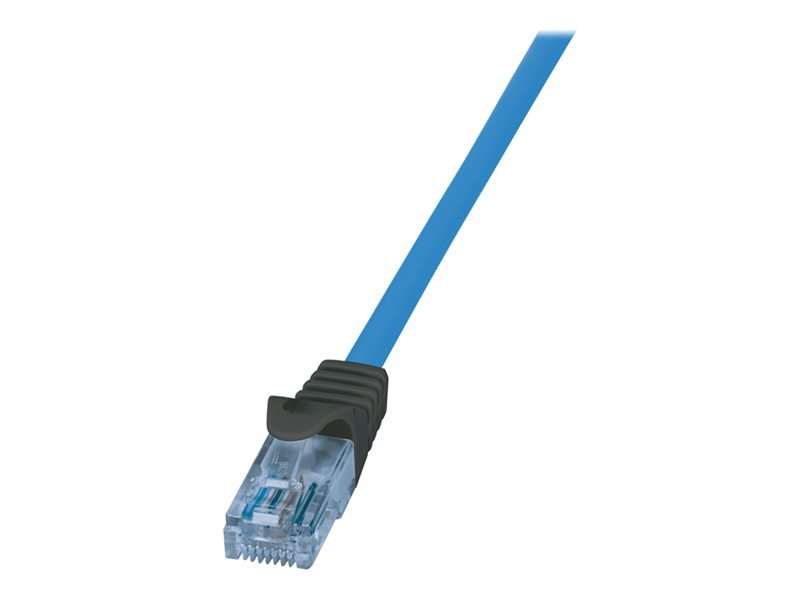 Cat.6A Premium Patch Cable 10G / POE / HDBT, blue, 25 m – LogiLink