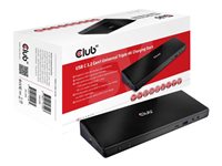 Club3D SenseVision Connect USB C 3.2 Gen1 Universal Triple 4K Charging Dock Dockingstation