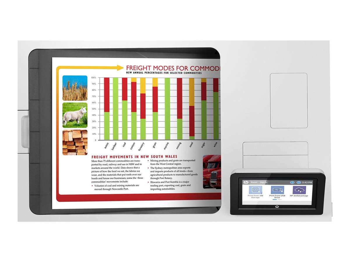 HP Color LaserJet Enterprise M555x - tiskárna - barva - laser – foto 4
