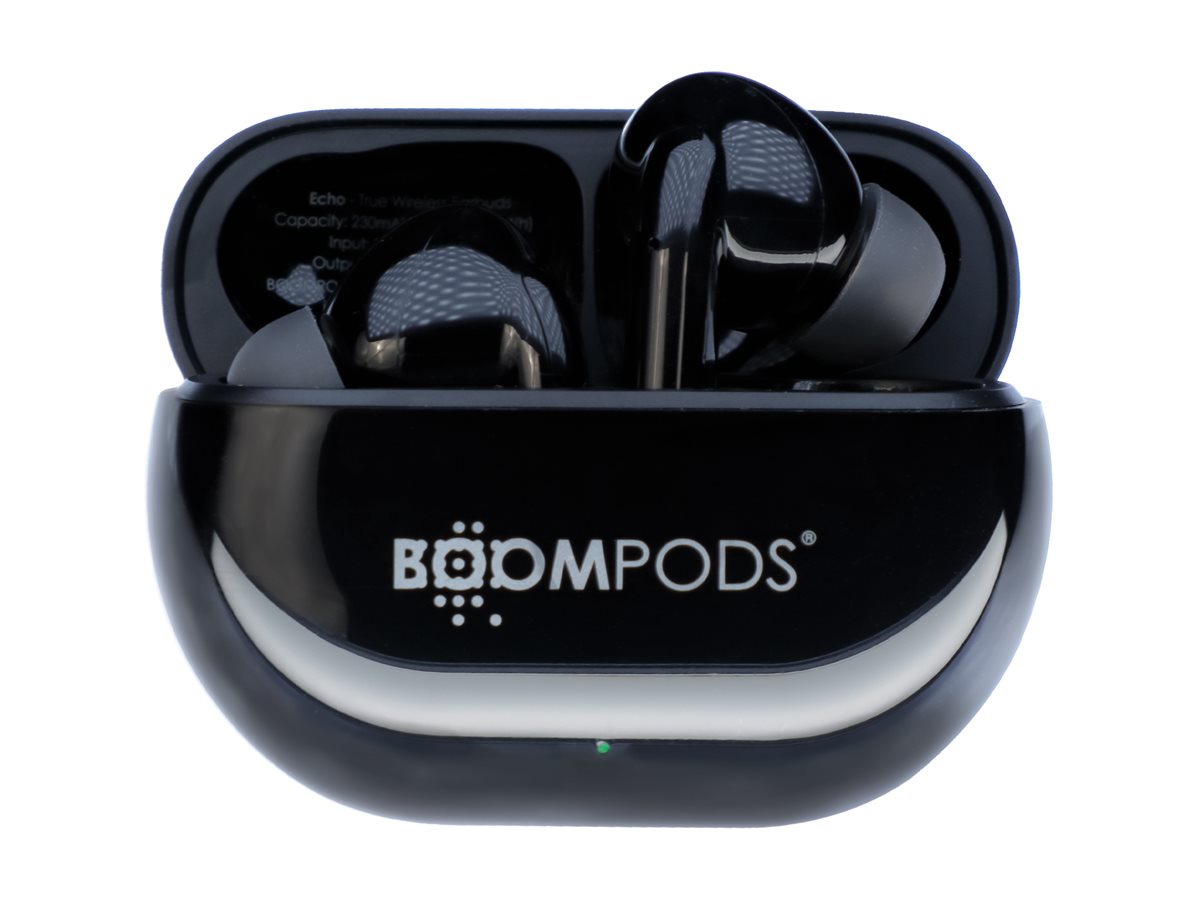 Boompods Echobuds True Wireless Earphones - Black