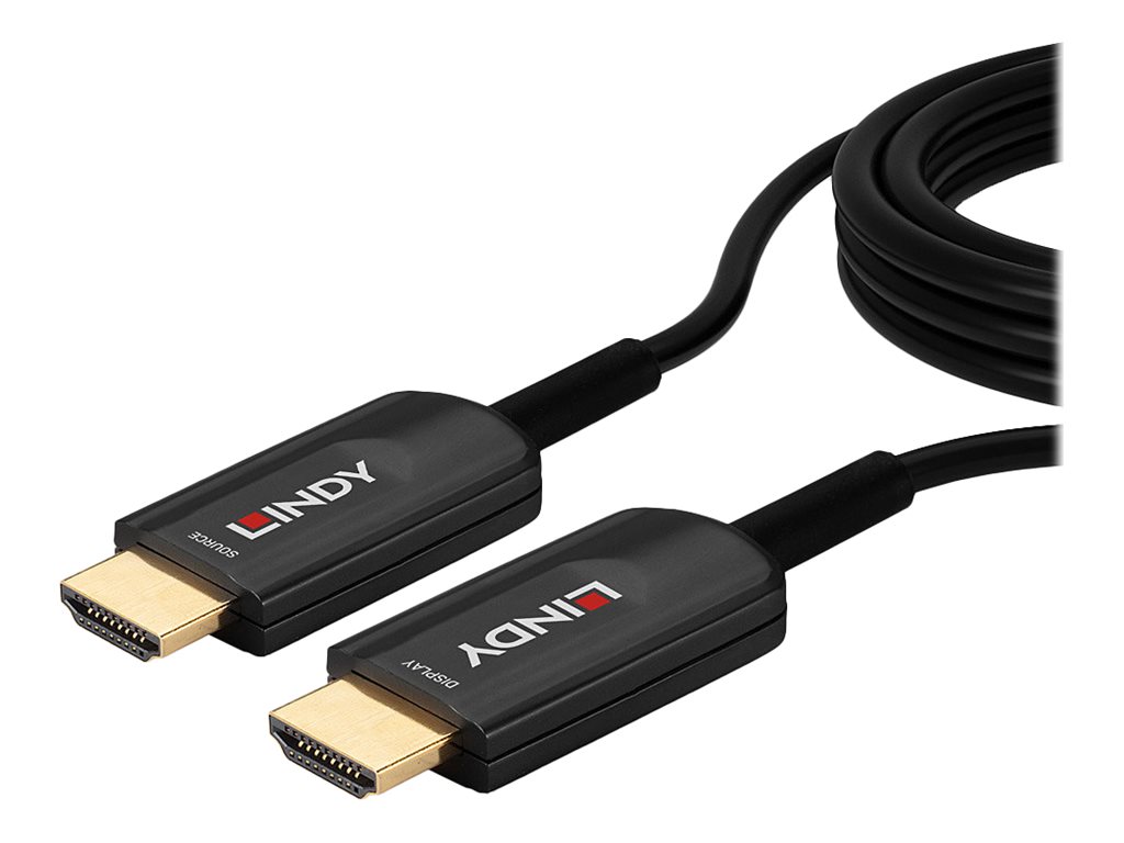 LINDY 10m, Fibre Optic, Hybrid, Ultra High Speed, HDMI Cable