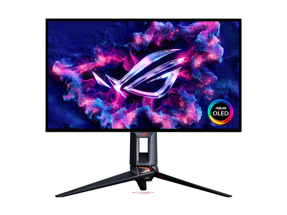 ASUS ROG Swift PG27UCWM OLED monitor 4K 27 Product shot Back 79000