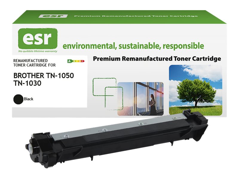 ESR Toner cartridge compatible with Brother TN-1050BK black remanufactured 1.000 pages