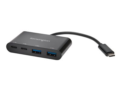 KENSINGTON CH1000 USB-C 4 Port Hub, KENSINGTON K39124EU K39124EU (BILD1)