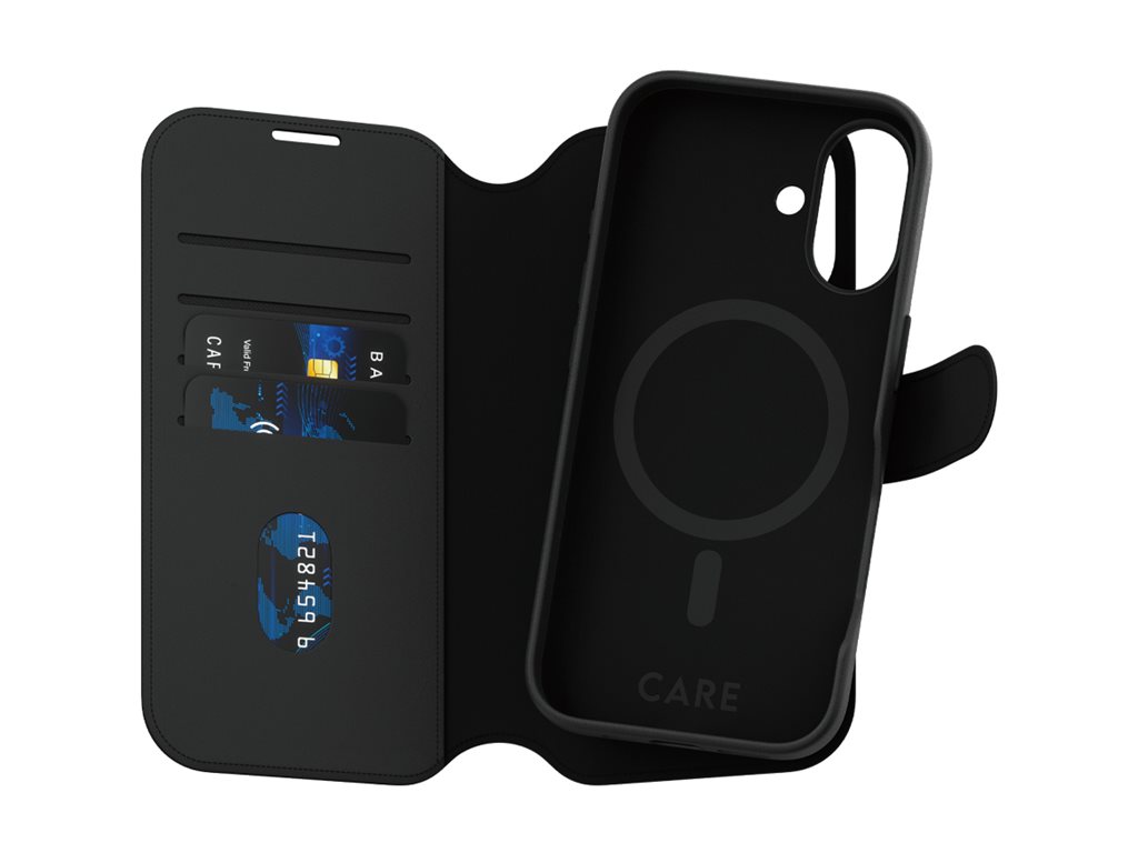 CARE by PanzerGlass Tango Vegan Leather Flip Cover TwoinOne for Apple