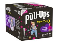 Pull-Ups Girls Night-Time Potty Training Pants - 3T-4T/32-40 lbs - 60 Count