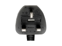 Ruckus - Power cable - BS 1363 (M) to IEC 60320 C13 - 250 V - 13 A - 8 ft - United Kingdom - for ICX 6430, 6450, 6610, 6650, 7150, 7250, 7450, 7550, 7650, 7750, 7850
