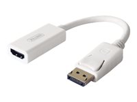 Unitek Videoadapter DisplayPort / HDMI Hvid