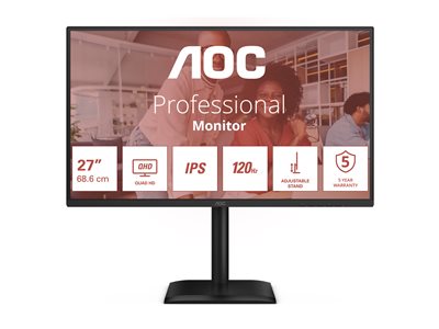 AOC 68,6cm (27)  Q27E4U  16:09 HDMI+DP+USB   black