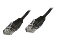 MicroConnect CAT 5e Ikke afskærmet parsnoet (UTP) 30cm Netværkskabel Sort