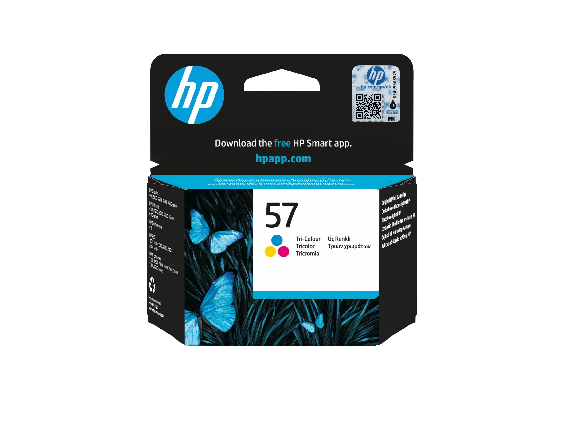 Hp 57 Colour Cyan Magenta Yellow Original Ink Cartridge