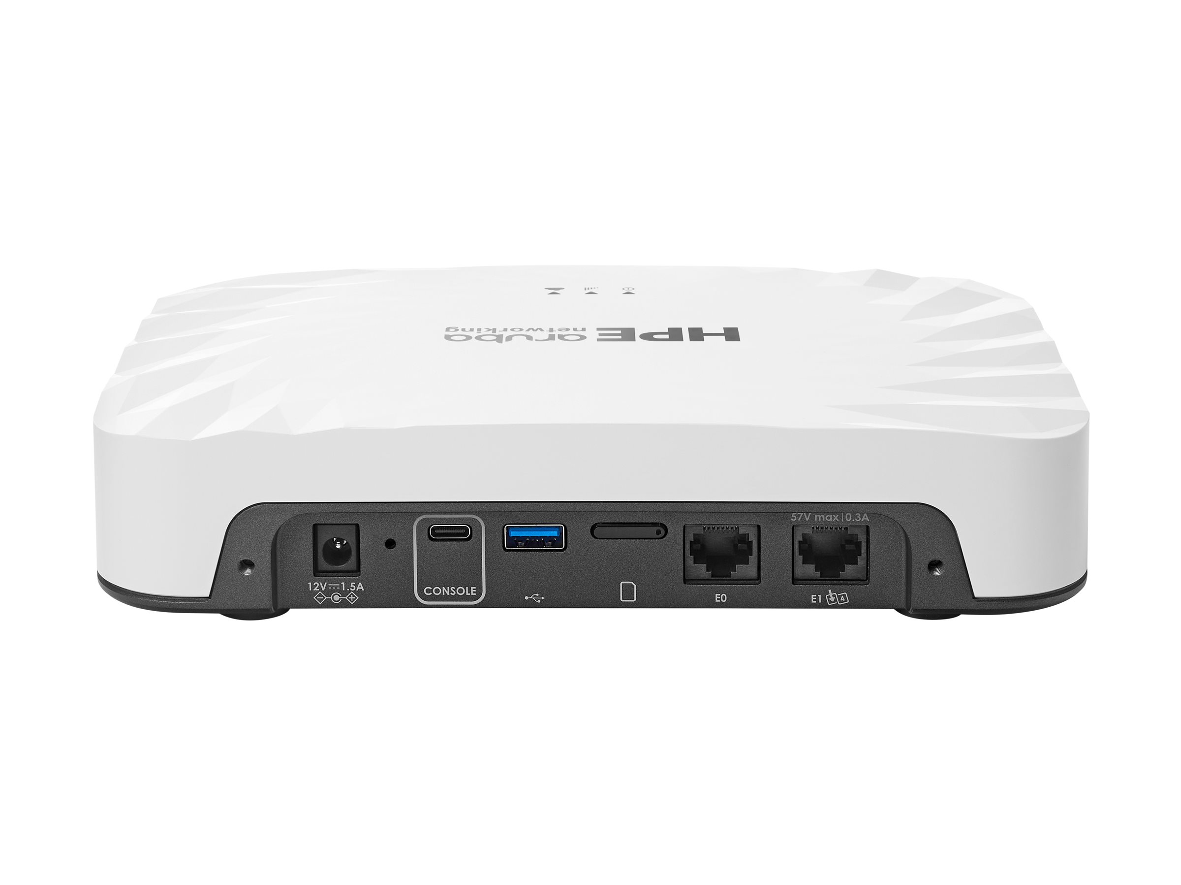 HPE Aruba Networking BR-150 5G Cellular bridge LTE 5G 4G Product shot Back 79000