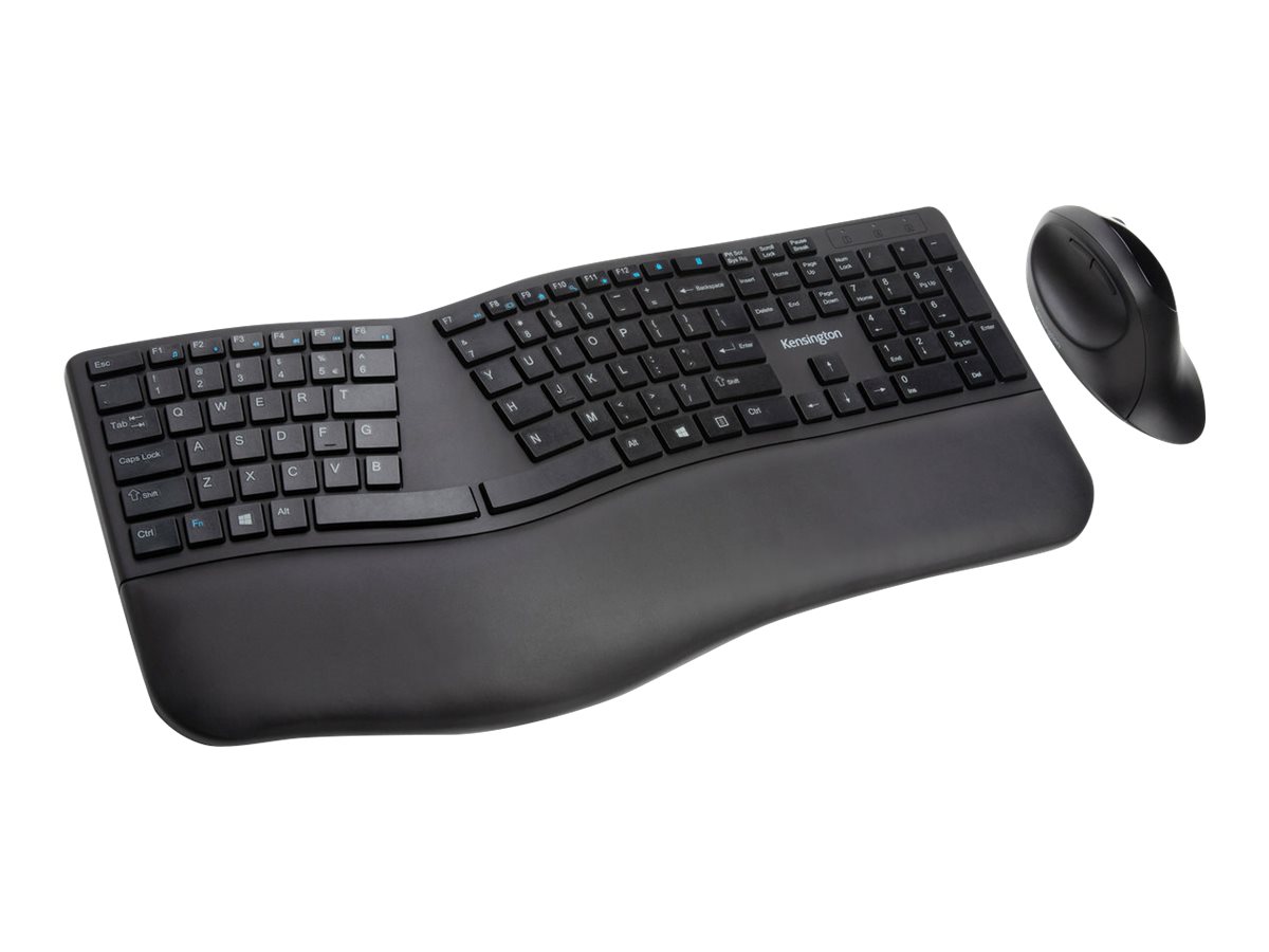 Kensington Pro Fit Ergo Wireless Keyboard and Mouse | www.shi.com