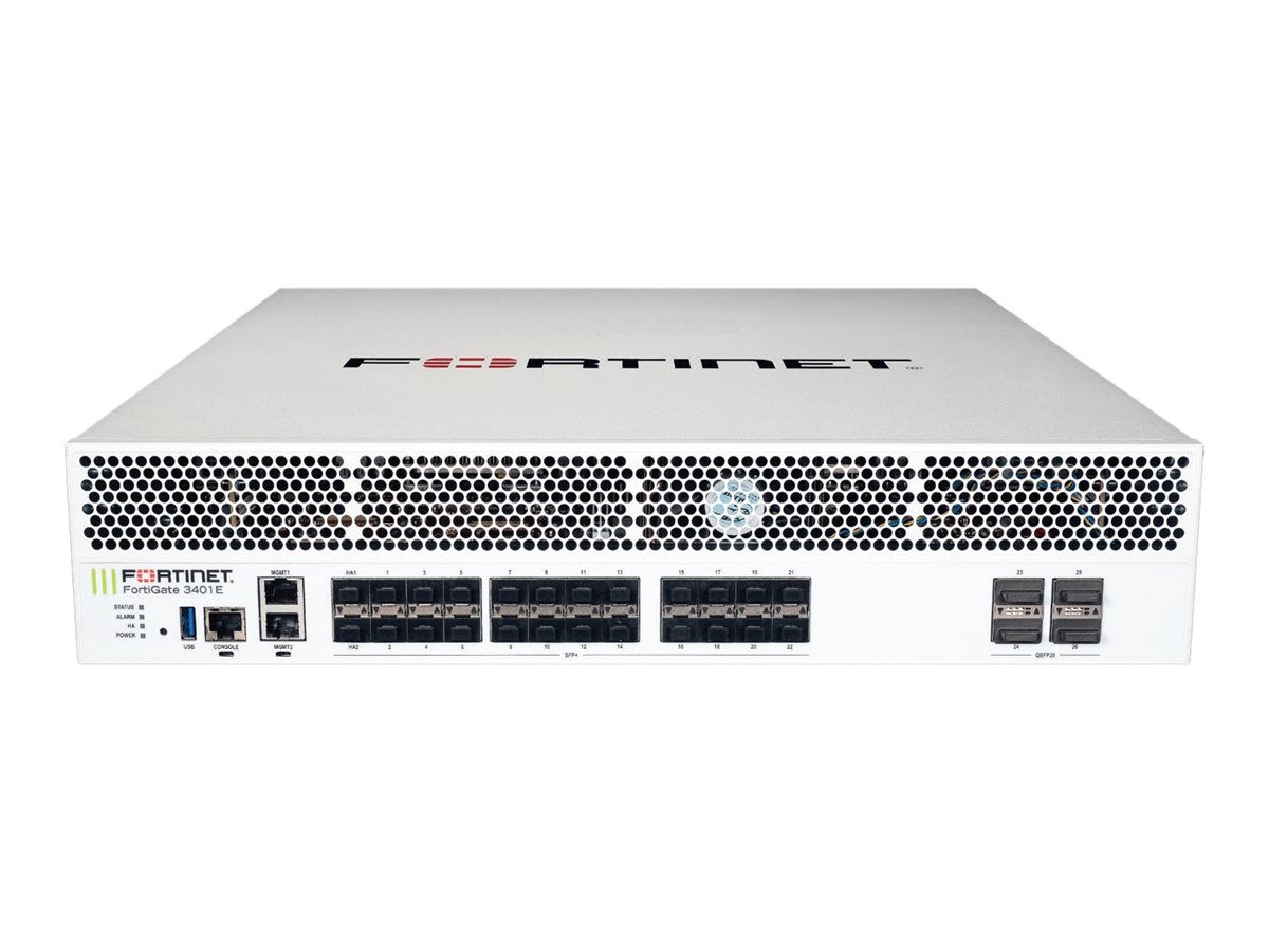 FORTIGATE-3400E-DC HW PLUS 1YR24X7 FORTICARE&FORTIGUARD UNIFIED