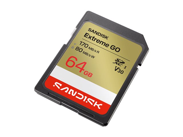 SANDISK Extreme Go SD 64GB UHS-I SDSDXGN-064G-GNCIN