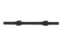 Startech 6in Hook and Loop Cable Ties, 50 Pack, Black, Reusable Cable Straps, Adjustable and Flexible, Cord Organizer Tie/Wra