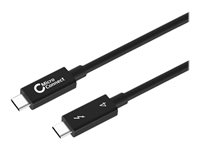 MicroConnect USB 3.1 / Thunderbolt 4 USB Type-C kabel 1m Sort
