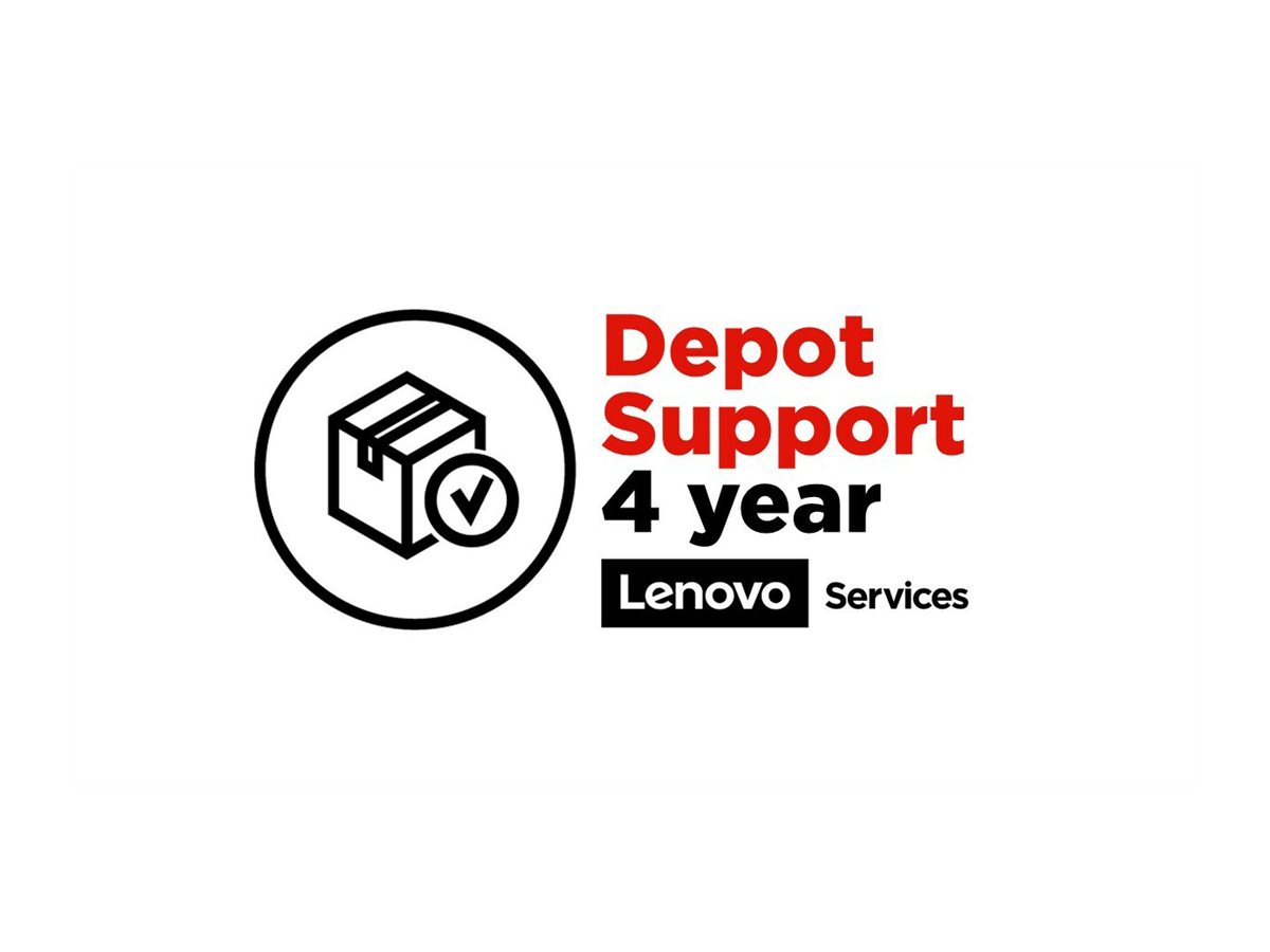 Lenovo Expedited Depot Repair - prodloužená dohoda o službách - 4 let - vyzvednutí a vrácení
