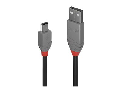 LINDY USB 2.0 Kabel Typ A/Mini-B M/M 0.2m - 36720