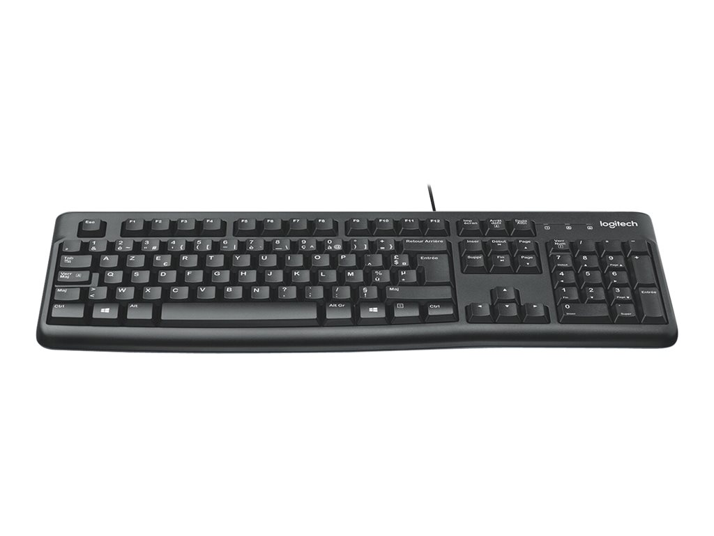 LOGI K120 Corded Keyboard black FRA