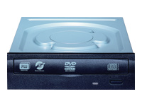 LiteOn iHAS124 - Disk drive - DVD±RW (±R DL) / DVD-RAM - 24x/24x/12x - Serial ATA - internal - 5.25" - black