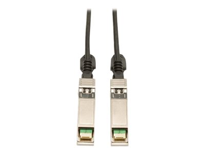 Tripp Lite 1M SFP+ 10Gbase-CU Twinax Passive Copper Cable SFP-H10GB-CU1M Compatible Black 3ft 3'