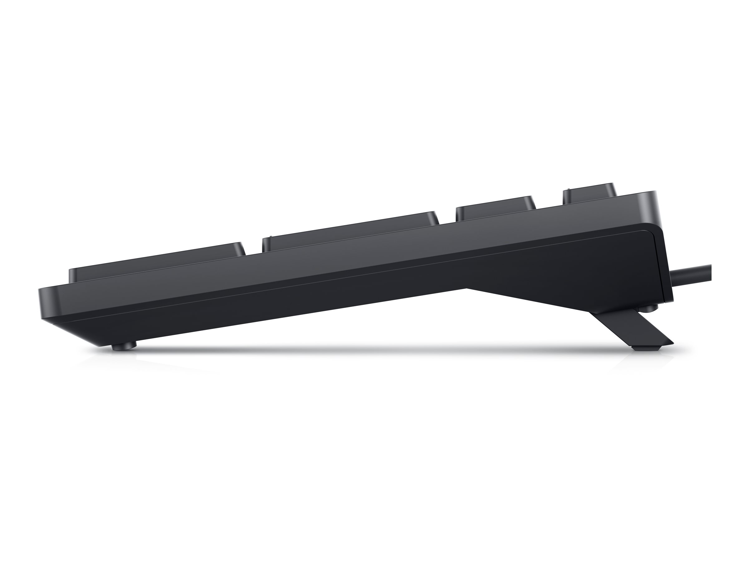 Dell Pro Silent Wired Collaboration Keyboard KB525C keyboard QWERTY US English black Input Product shot Left-angle 79900