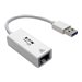 Eaton Tripp Lite Series USB 3.0 SuperSpeed to Gigabit Ethernet NIC Network Adapter RJ45 10/100/1000 White