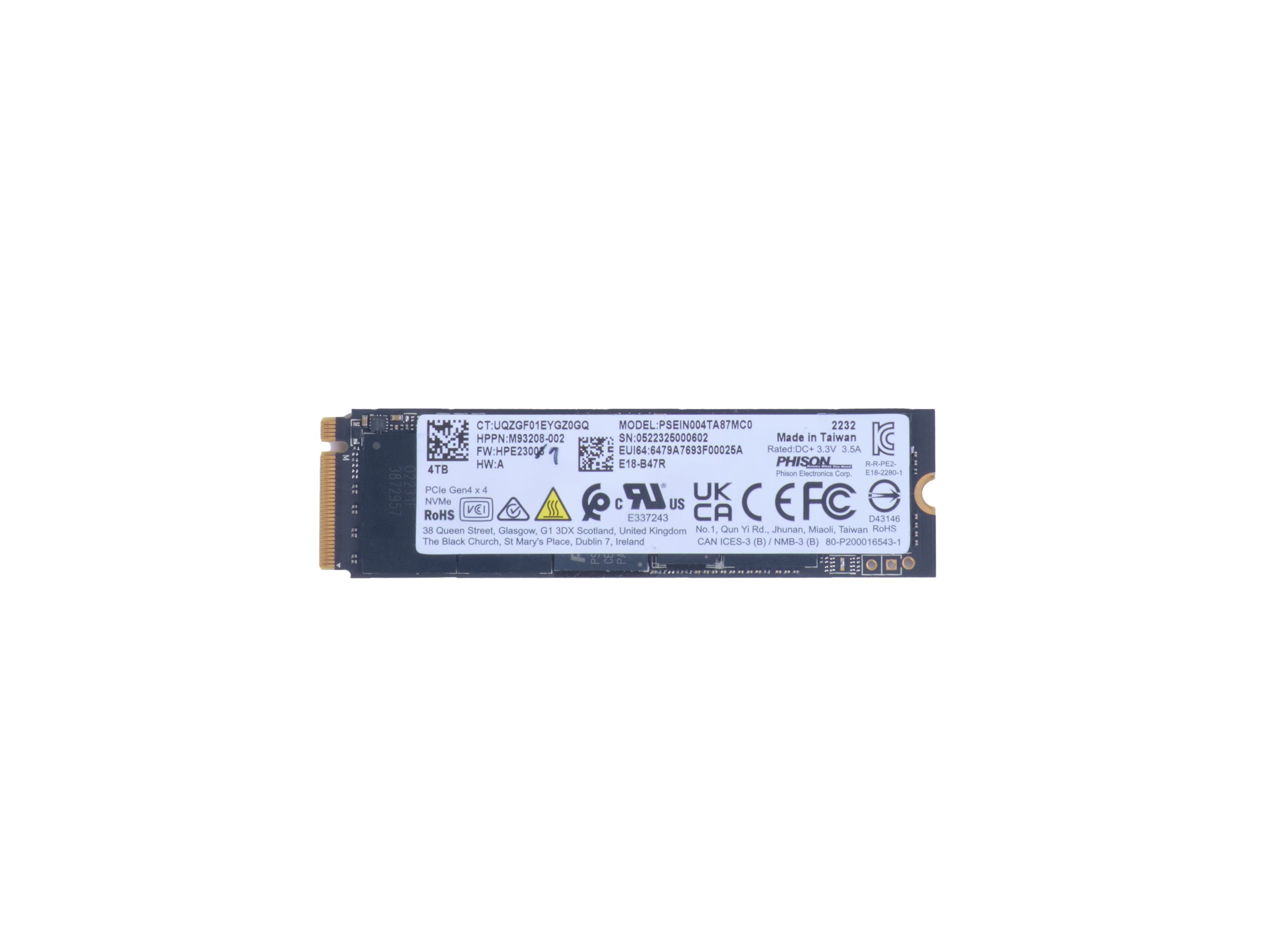 HP - SSD - 4 TB - internal