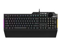 ASUS TUF Gaming K1 - keyboard - UK - black Input Device