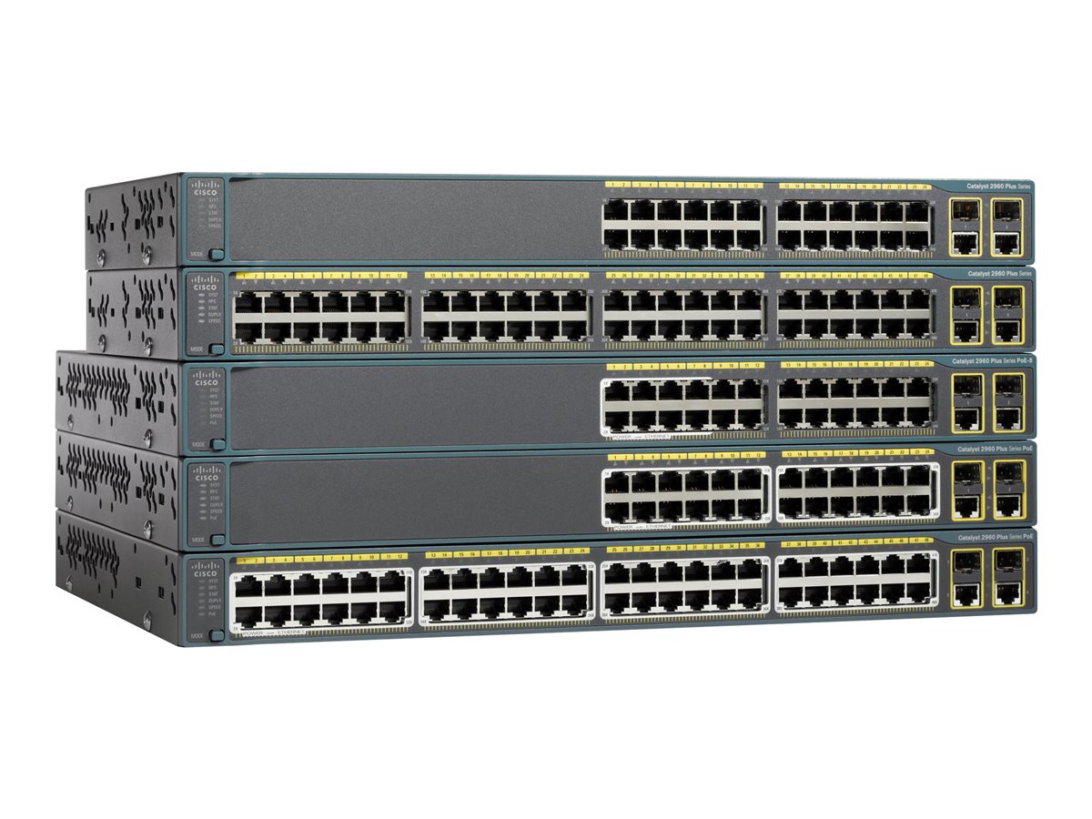 CISCO Cat2960Plus48 10/100PoE+2 1000BT+2