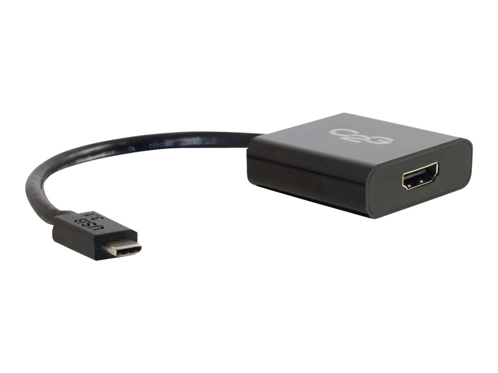 C2G USB 3.1 USB C to HDMI Audio/Video Adapter - USB Type C to HDMI Black - externí video adaptér - černá – foto 3