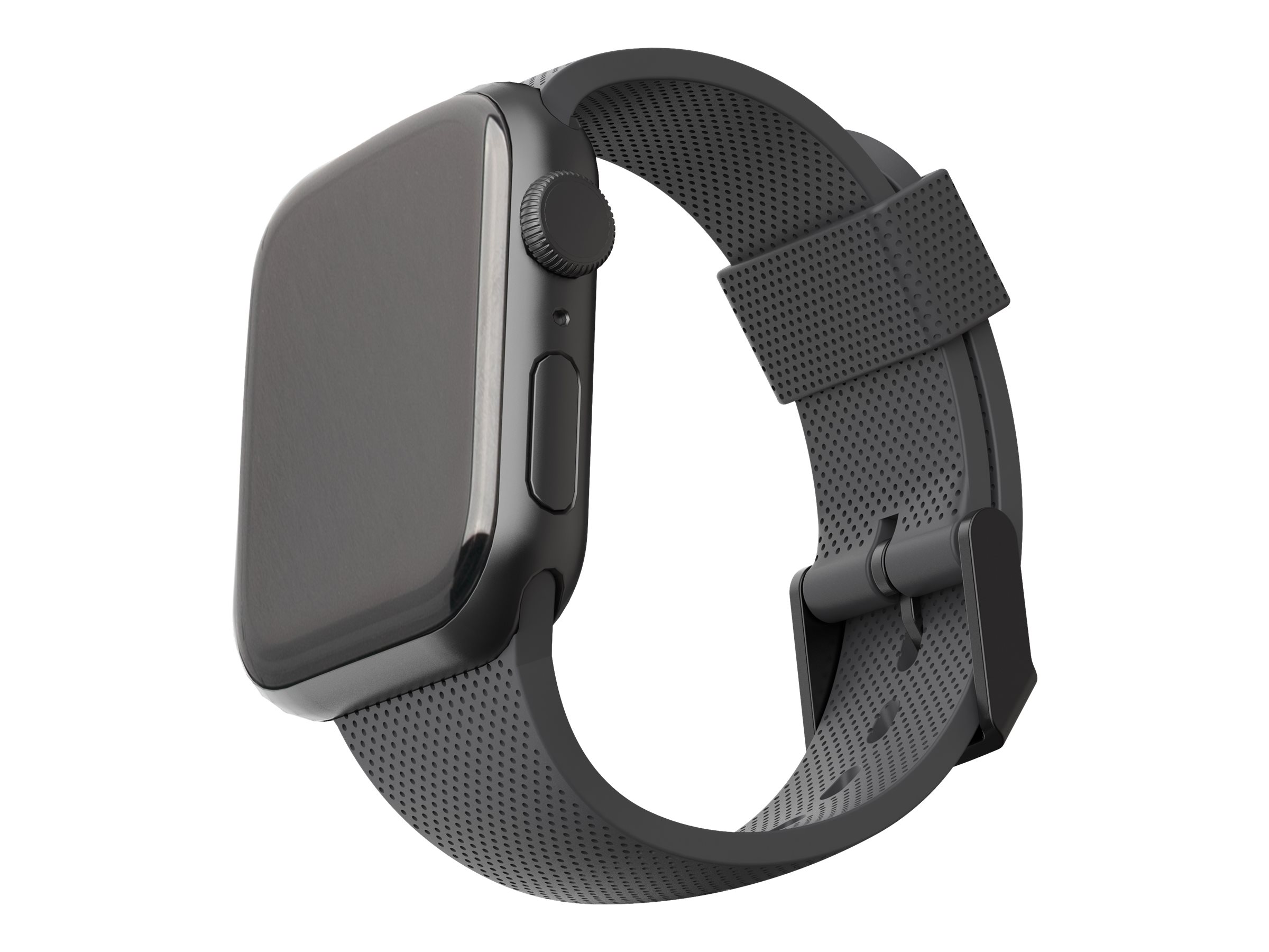 U APPLE WATCHBAND 45/44/42MM SILICONE- BLACK