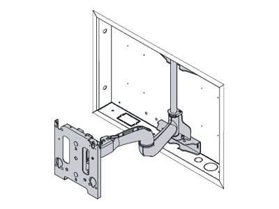 Chief MWRIW6000B - Mounting component (swing arm) for flat panel