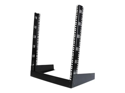 StarTech.com 12U Open Frame Network Rack - 19 2 Post Free Standing Desktop  Rack for Computer - AV - Media - IT - Data & Server Room Equipment (RK12OD)  - rack - 12U